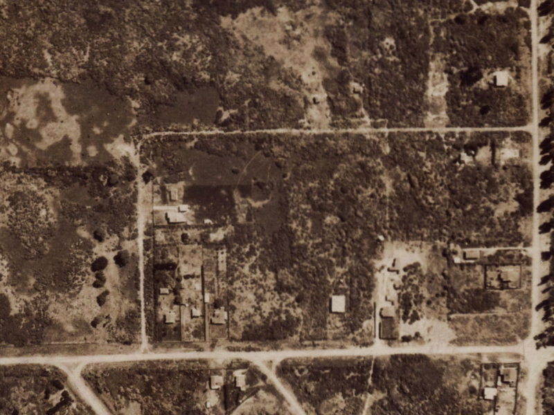 401 Bower Avenue from the air, 1925-1929
