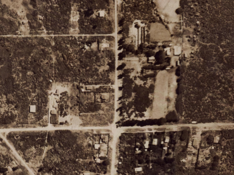393a Bower Avenue from the air, 1925-1929