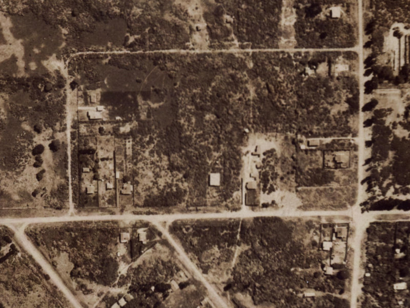 152A Beach Road from the air, 1925-1929