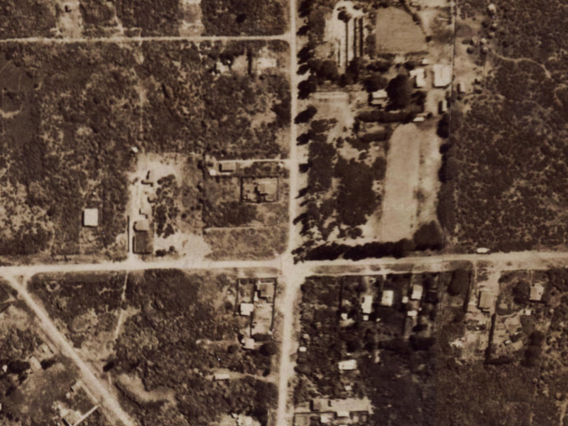 391 Bower Avenue from the air, 1925-1929