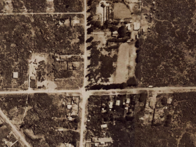 394 Bower Avenue from the air, 1925-1929