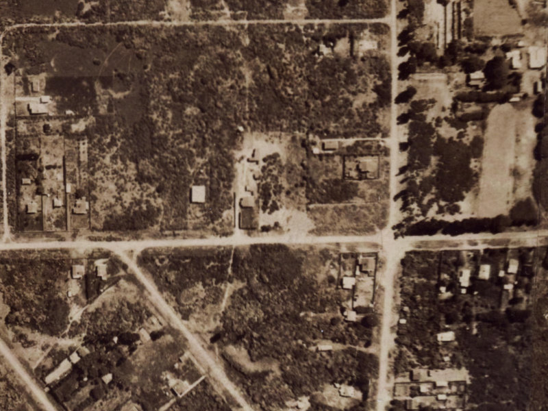 158 Beach Road from the air, 1925-1929