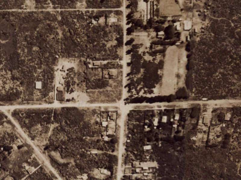 391 Bower Avenue from the air, 1925-1929
