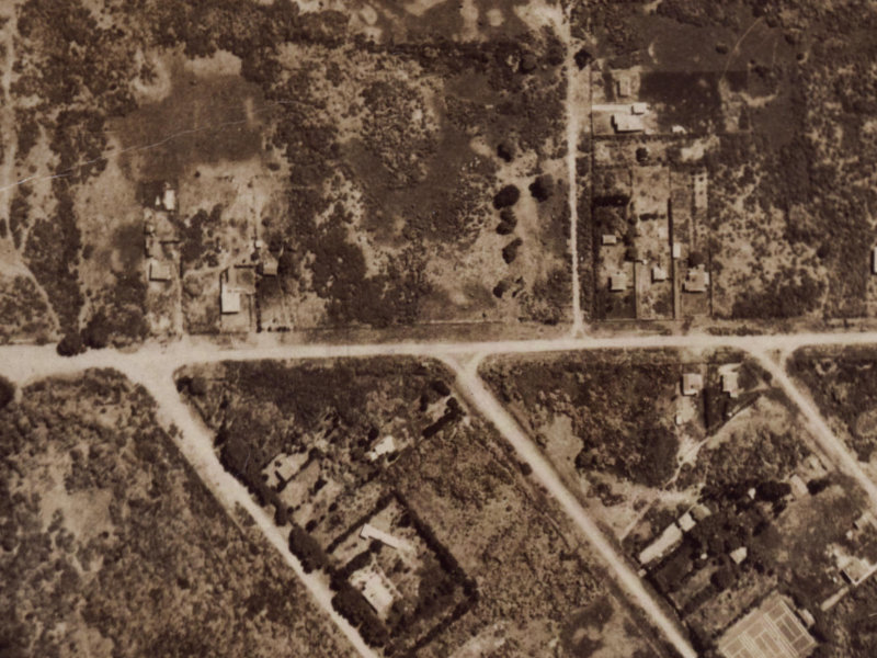 221 Beach Road from the air, 1925-1929
