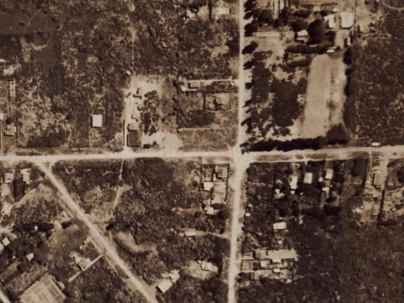 142 Queenspark Drive from the air, 1925-1929