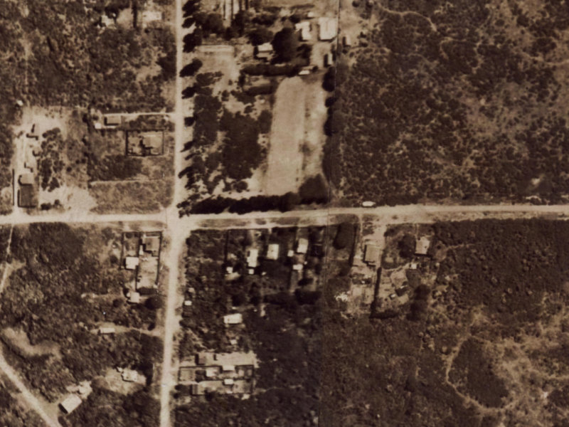 167-175 Beach Road from the air, 1925-1929