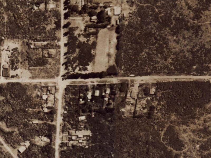 128 Beach Road from the air, 1925-1929