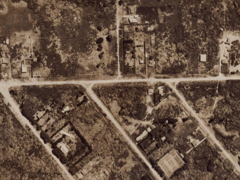 215 Beach Road from the air, 1925-1929