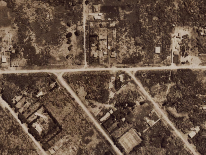 213 Beach Road from the air, 1925-1929
