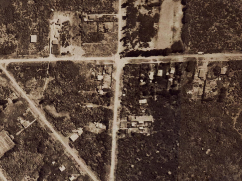 384 Bower Avenue from the air, 1925-1929