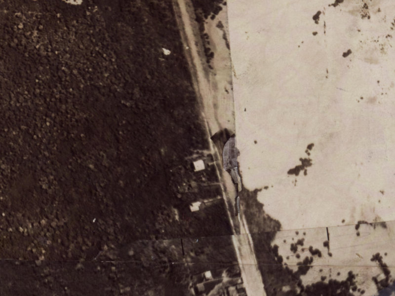 40 Britannia Street from the air, 1925-1929