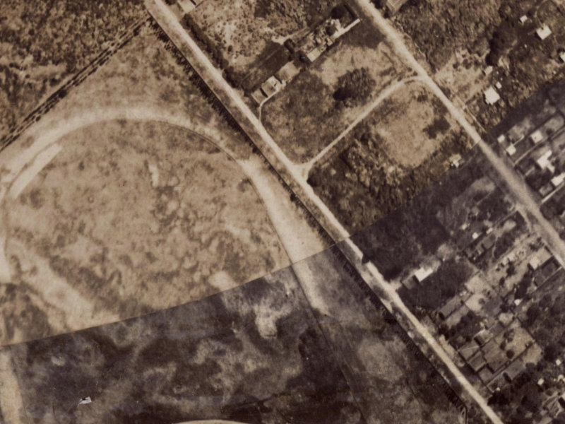 Ascot Avenue from the air, 1925-1929