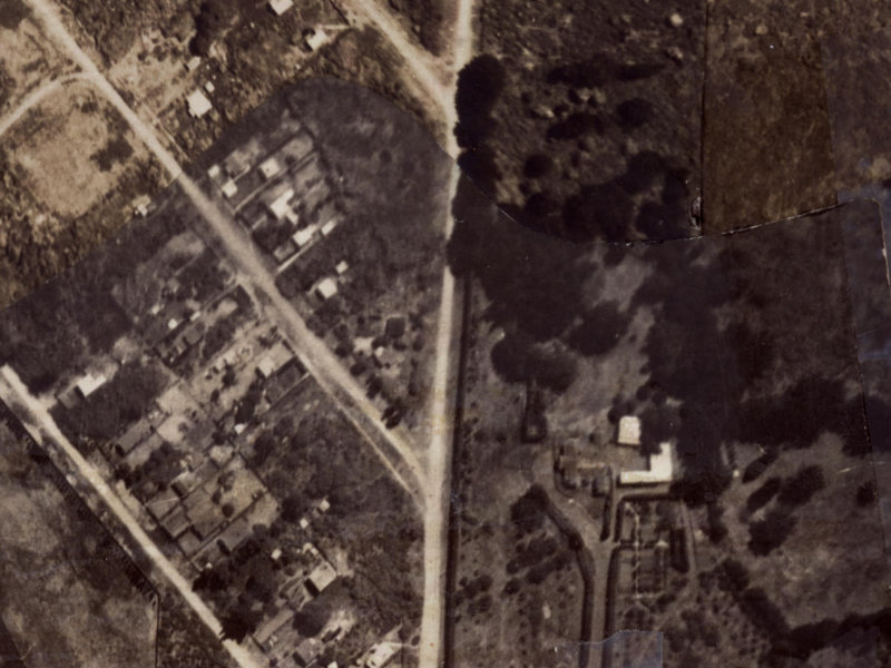303 Bower Avenue from the air, 1925-1929