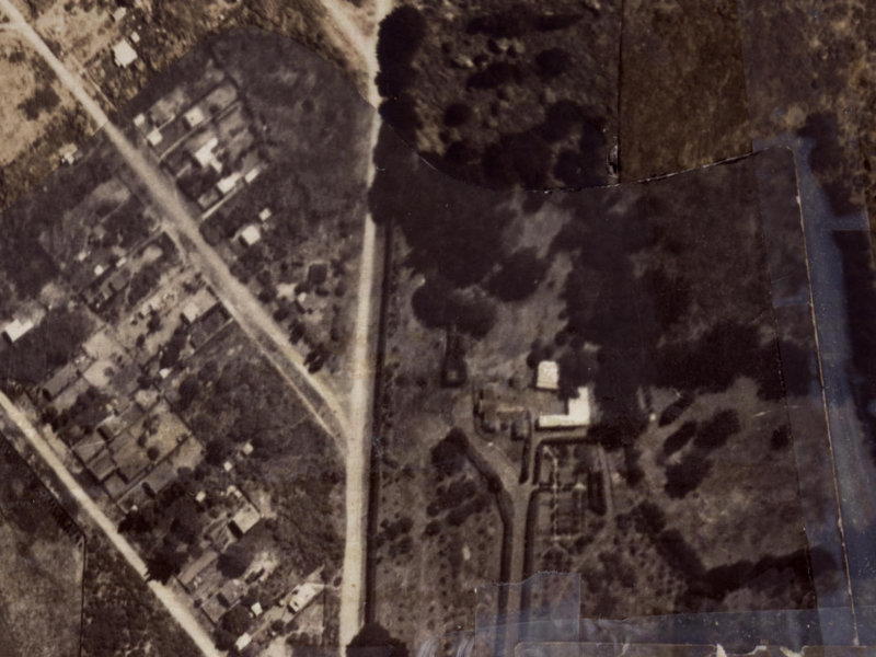 302 Bower Avenue from the air, 1925-1929