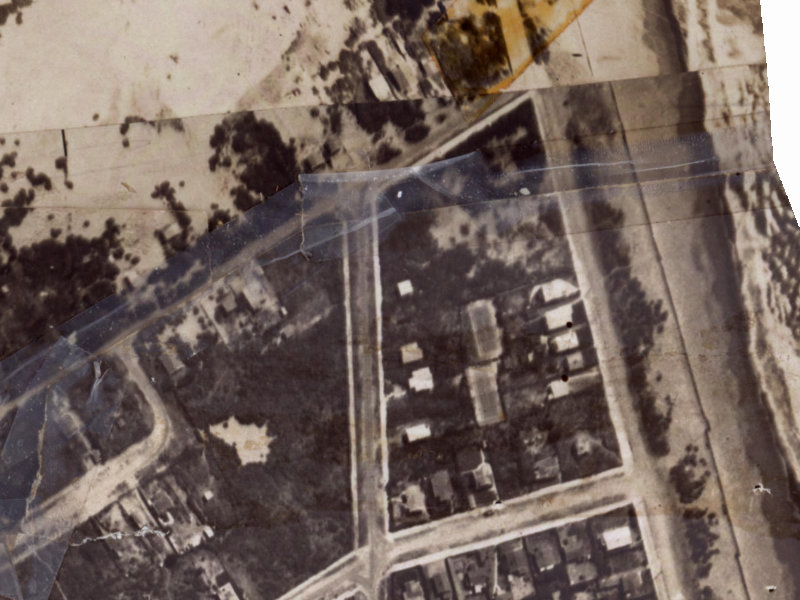 9 Jutland Street from the air, 1925-1929