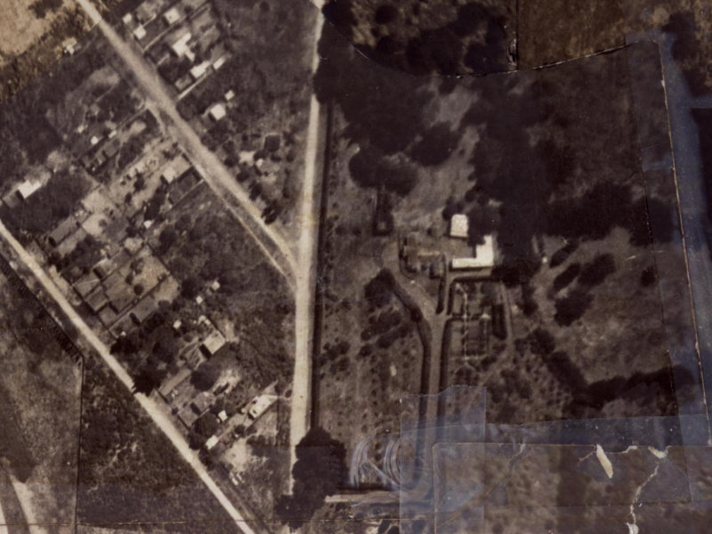 294 Bower Avenue from the air, 1925-1929