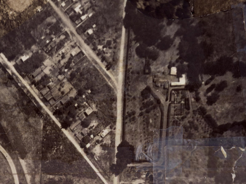 293 Bower Avenue from the air, 1925-1929