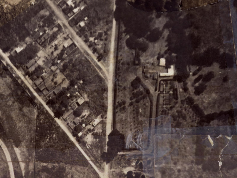 292 Bower Avenue from the air, 1925-1929