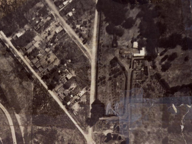 291 Bower Avenue from the air, 1925-1929