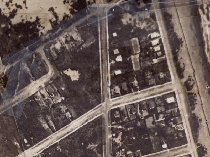 14-16 Jutland Street from the air, 1925-1929