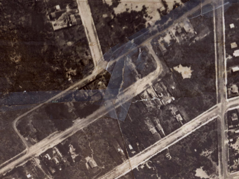 40 Tedder Avenue from the air, 1925-1929