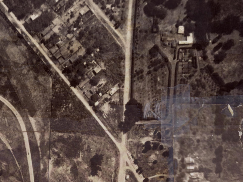 287 Bower Avenue from the air, 1925-1929