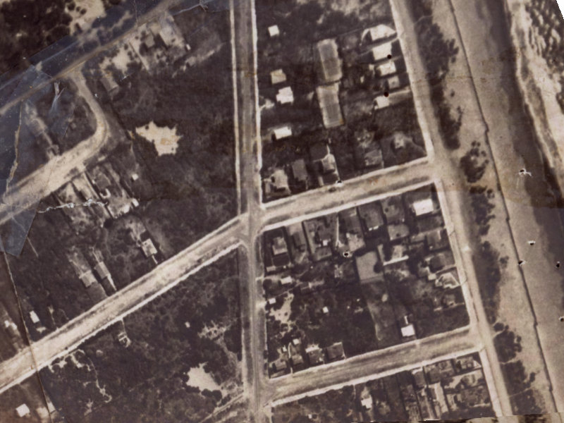 19-23 Effingham Street from the air, 1925-1929