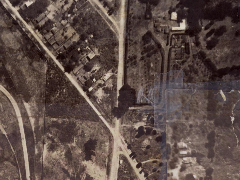 285 Bower Avenue from the air, 1925-1929