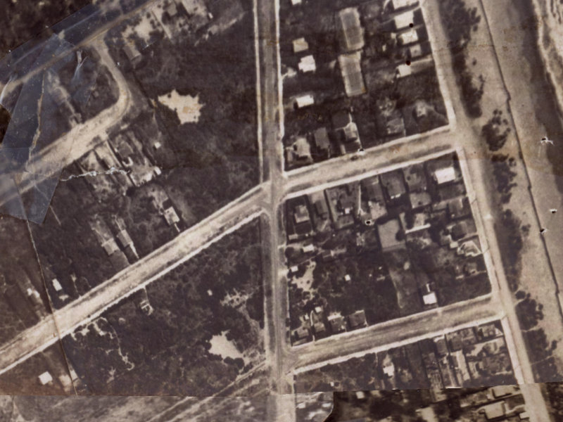 23 Effingham Street from the air, 1925-1929