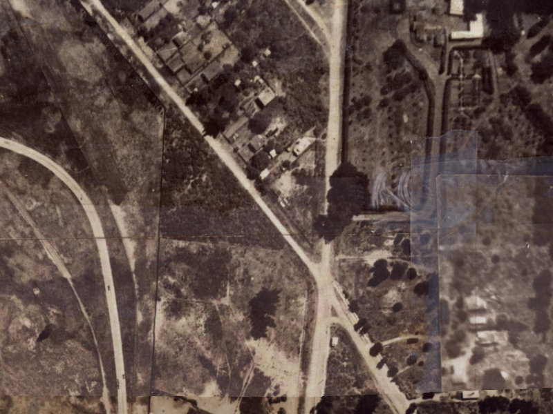 95 Ascot Avenue from the air, 1925-1929