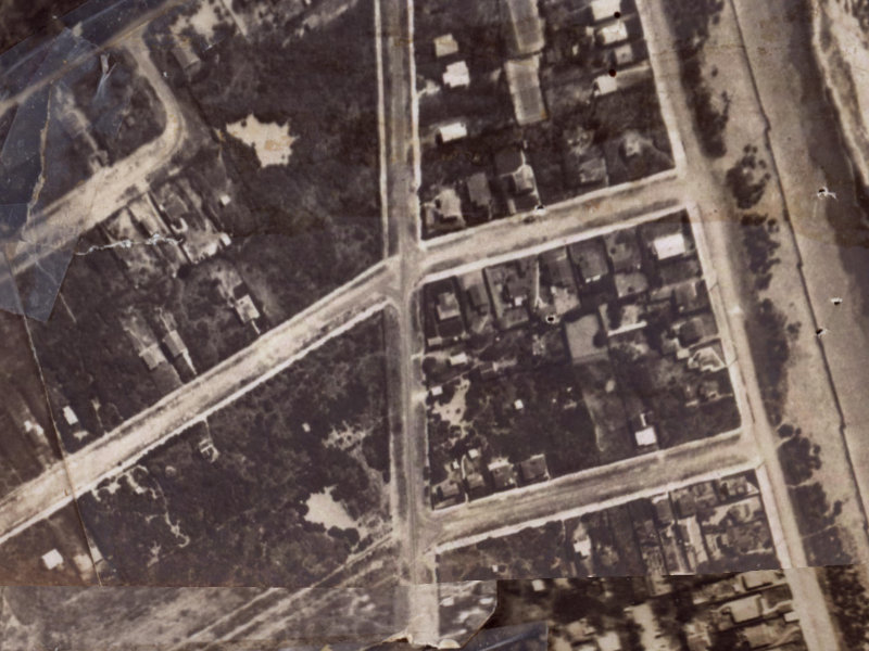 41 Jutland Street from the air, 1925-1929