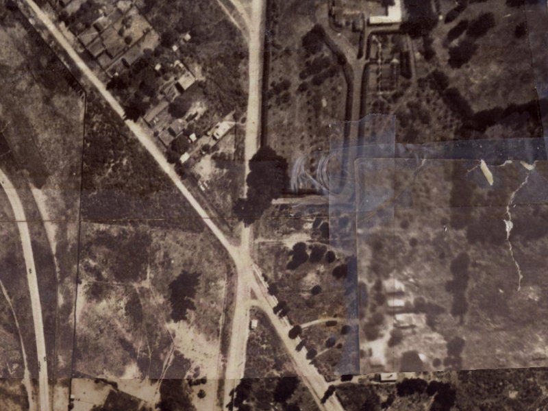 262 Bower Avenue from the air, 1925-1929