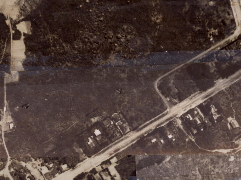 132 Pacific Road from the air, 1925-1929