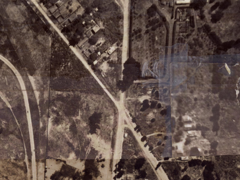 283 Bower Avenue from the air, 1925-1929