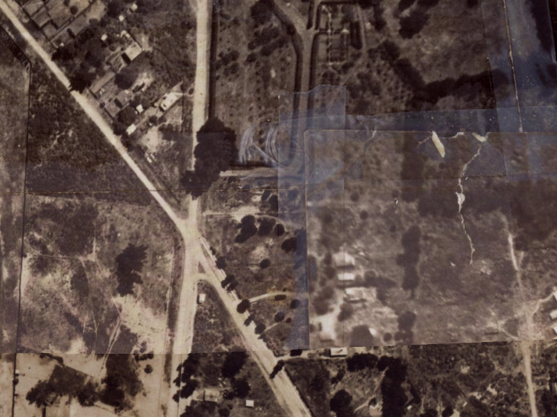 256B Bower Avenue from the air, 1925-1929