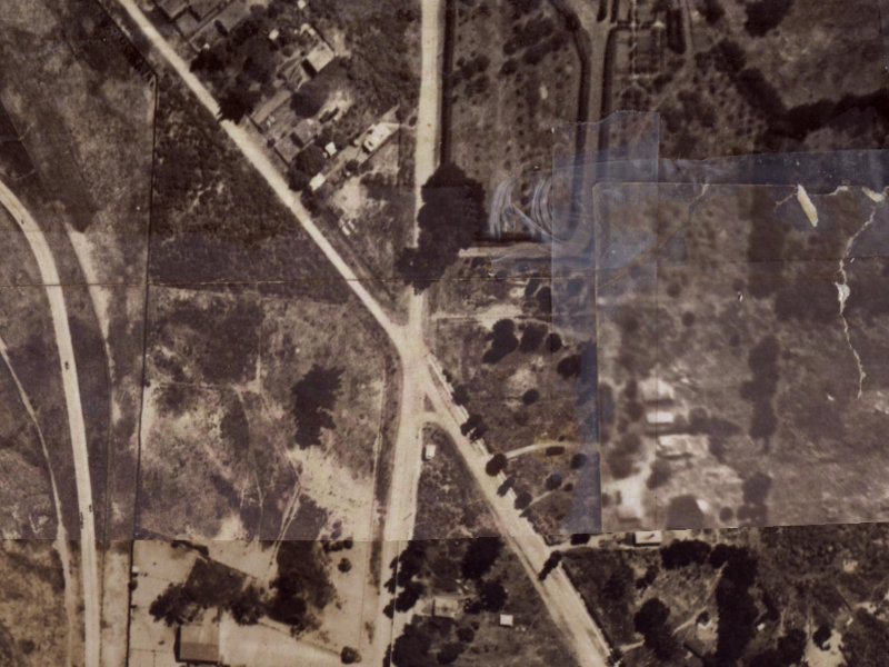 258 Bower Avenue from the air, 1925-1929