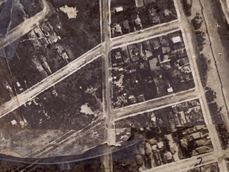 47 Jutland Street from the air, 1925-1929