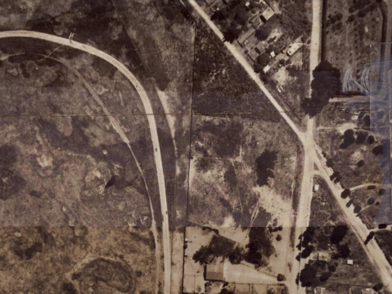 98 Ascot Avenue from the air, 1925-1929