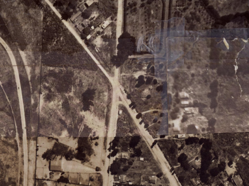 263 Bower Avenue from the air, 1925-1929