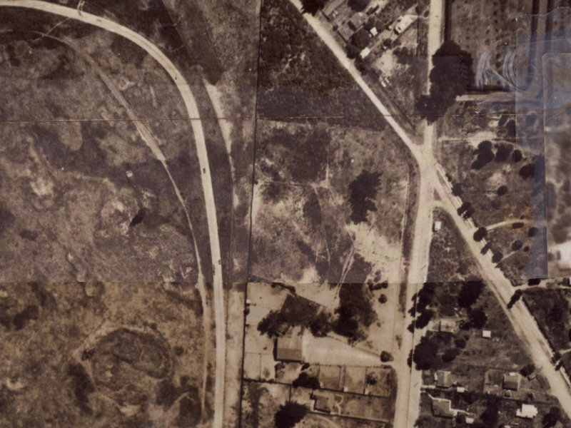 251 Bower Avenue from the air, 1925-1929