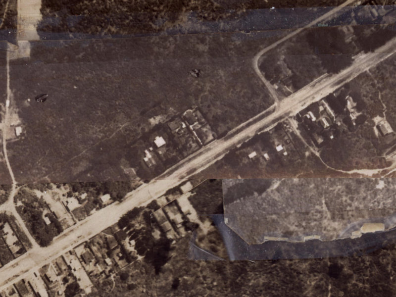 86 Tedder Avenue from the air, 1925-1929