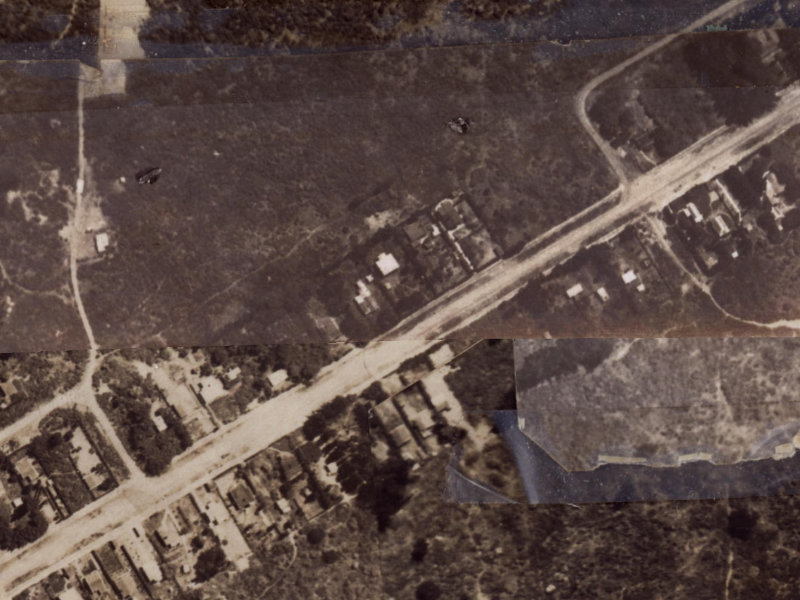 90 Tedder Avenue from the air, 1925-1929