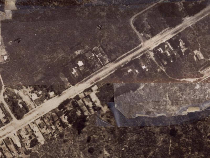 87 Tedder Avenue from the air, 1925-1929