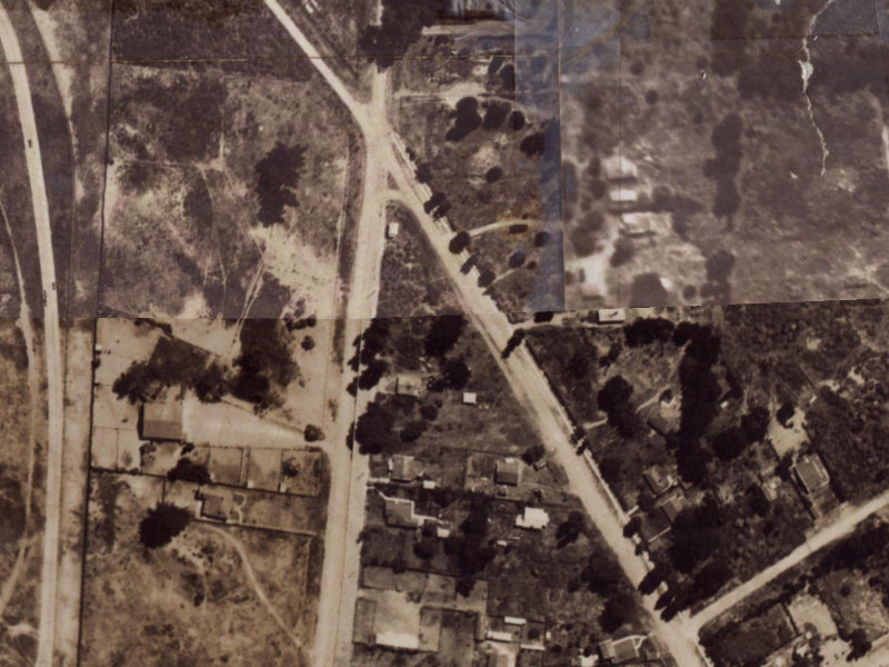 246 Bower Avenue from the air, 1925-1929