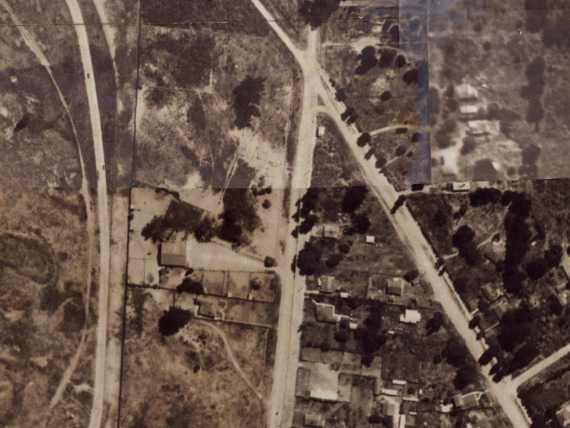 247 Bower Avenue from the air, 1925-1929