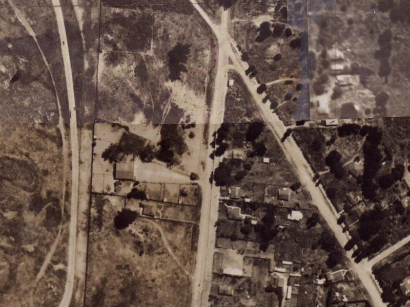 245 Bower Avenue from the air, 1925-1929