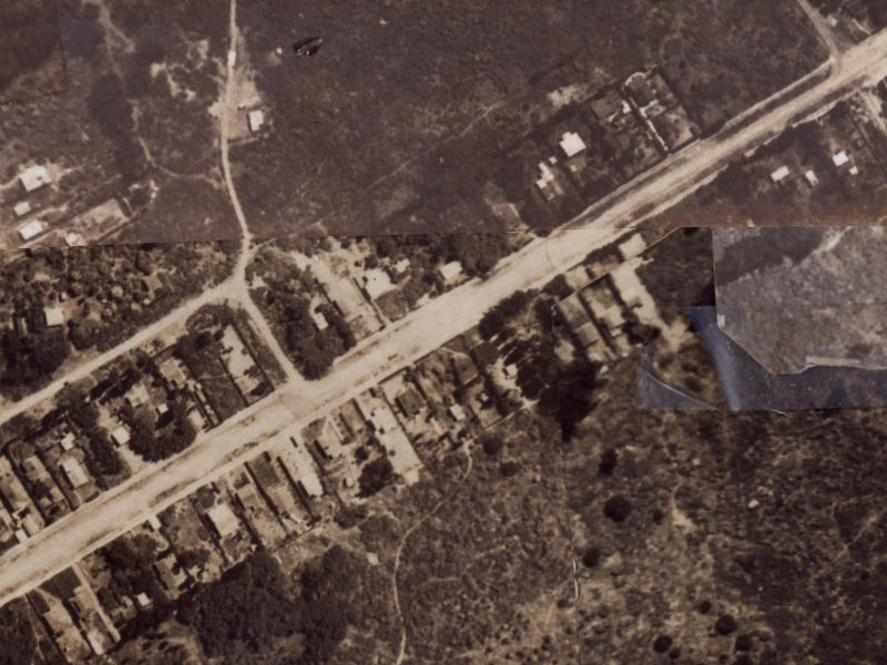 111 Tedder Avenue from the air, 1925-1929