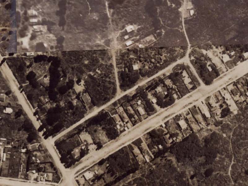 164–172 Pacific Road from the air, 1925-1929