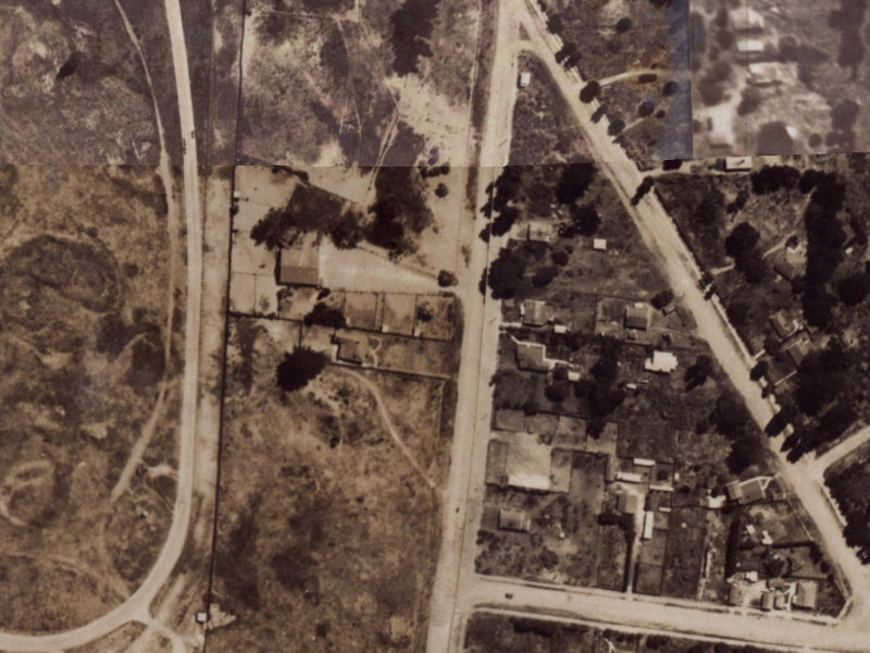 243 Bower Avenue from the air, 1925-1929