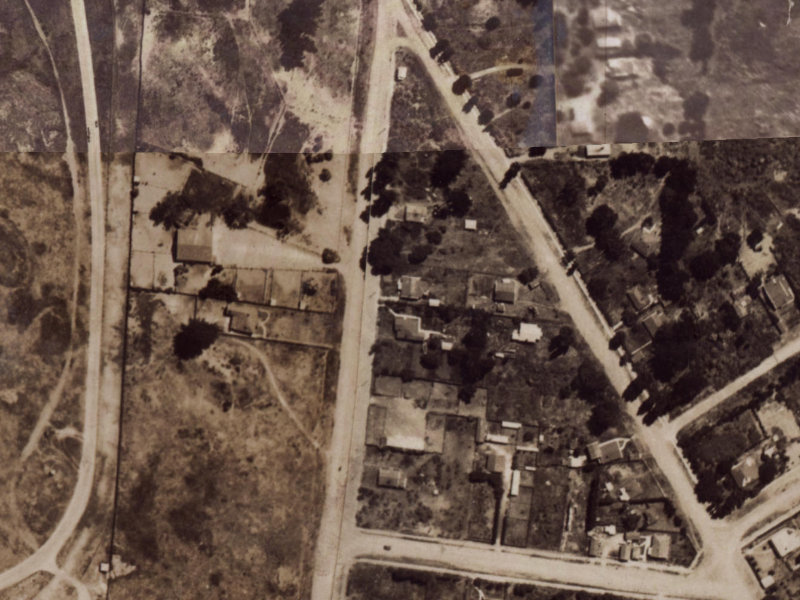 240 Bower Avenue from the air, 1925-1929